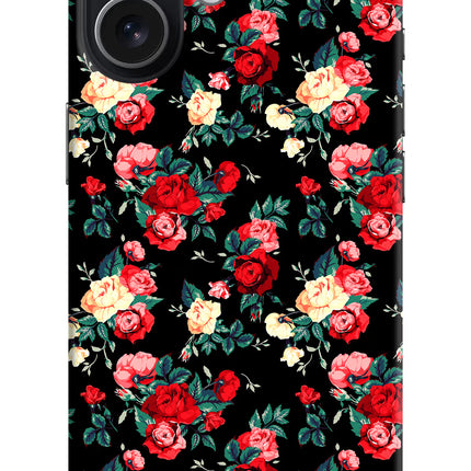 Rose Pattern iPhone 17 Hard Case Back Cover by Casekaro