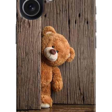 Teddy Wooden iPhone 17 Hard Case Back Cover by Casekaro