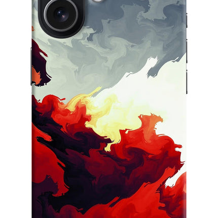 Fire Cloud iPhone 17 Hard Case Back Cover by Casekaro