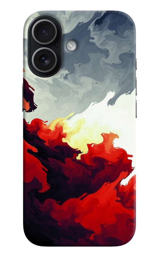 Fire Cloud iPhone 17 Hard Case Back Cover by Casekaro