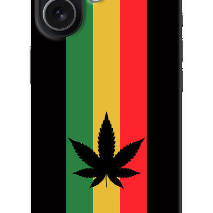 Weed Flag iPhone 17 Hard Case Back Cover by Casekaro