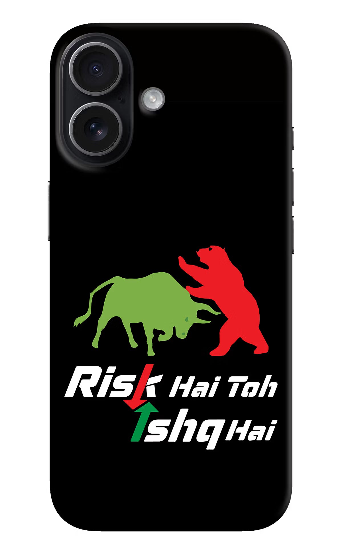 Risk Hai Toh Ishq Hai iPhone 17 Hard Case Back Cover by Casekaro