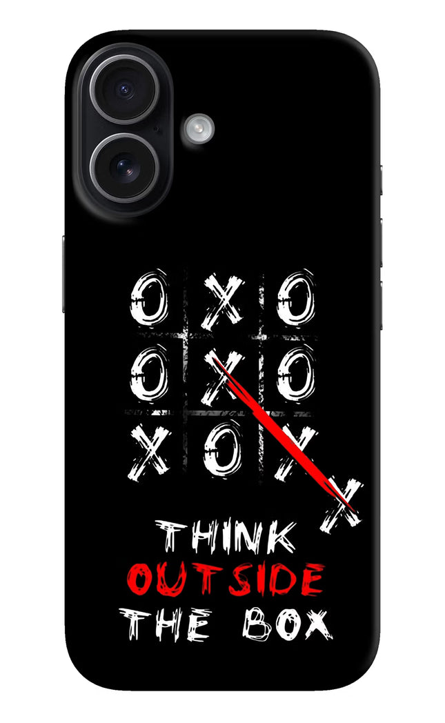 Think out of the BOX iPhone 17 Hard Case Back Cover by Casekaro