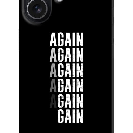 Again Again Gain iPhone 17 Hard Case Back Cover by Casekaro