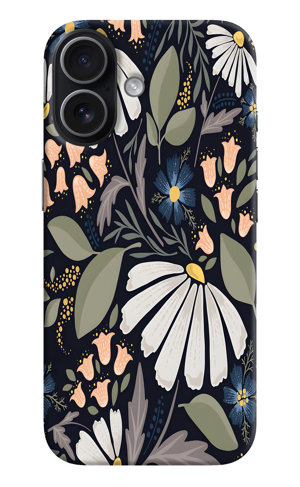 Flowers Art iPhone 17 Hard Case Back Cover by Casekaro