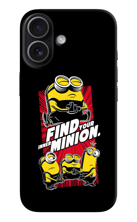 Find your inner Minion iPhone 17 Hard Case Back Cover by Casekaro