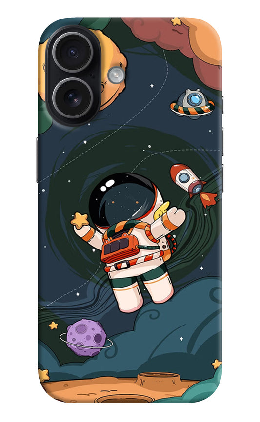 Cartoon Astronaut iPhone 17 Hard Case Back Cover by Casekaro