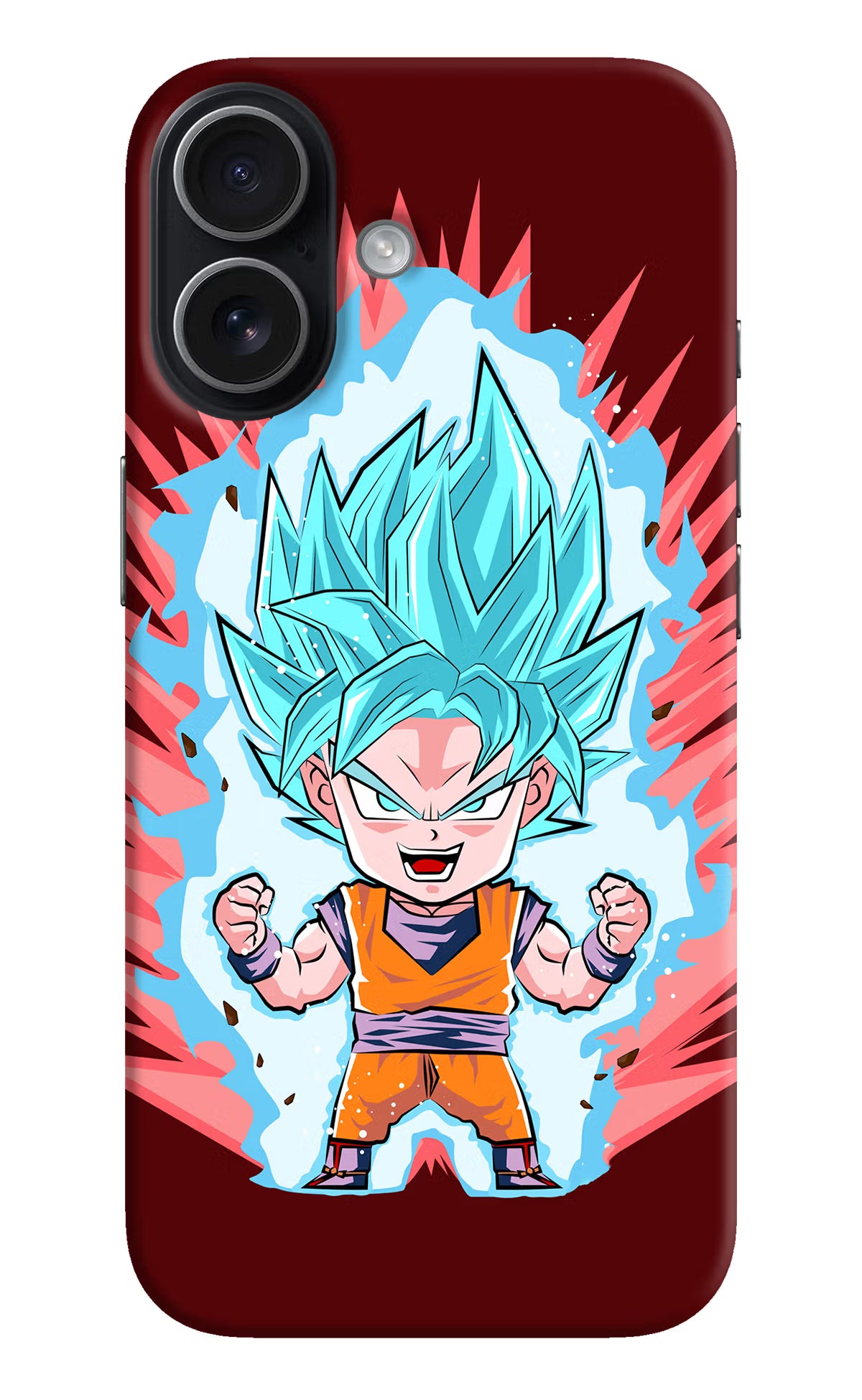Goku Little iPhone 17 Hard Case Back Cover by Casekaro