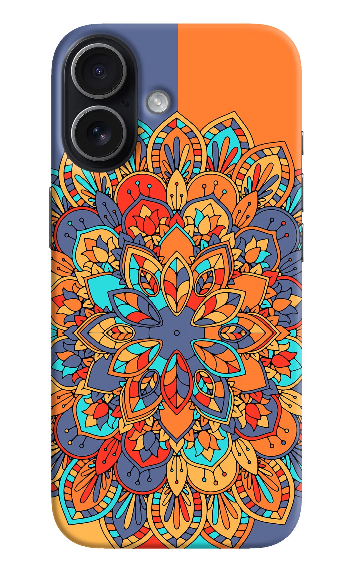 Color Mandala iPhone 17 Hard Case Back Cover by Casekaro