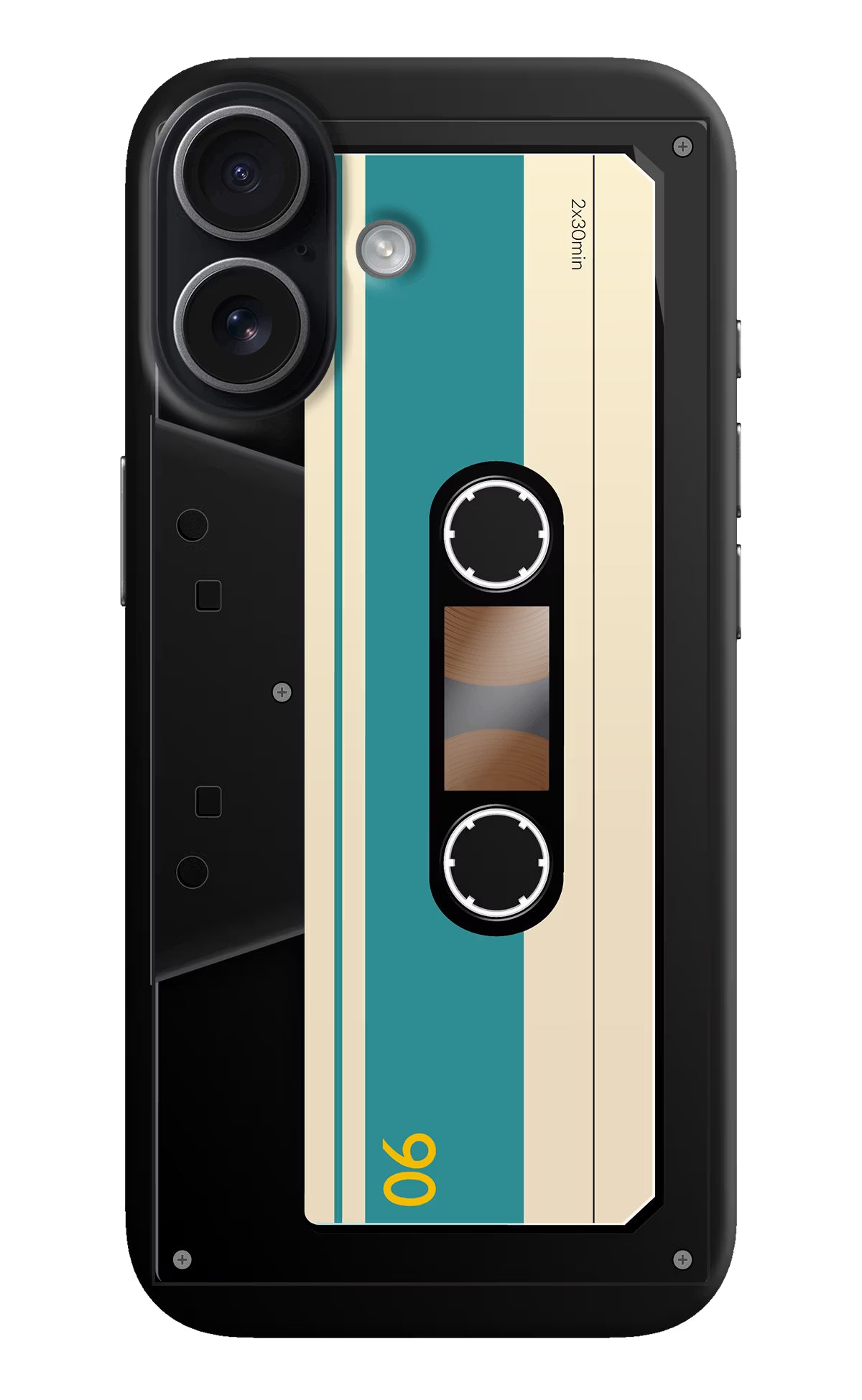 Cassette iPhone 17 Hard Case Back Cover by Casekaro