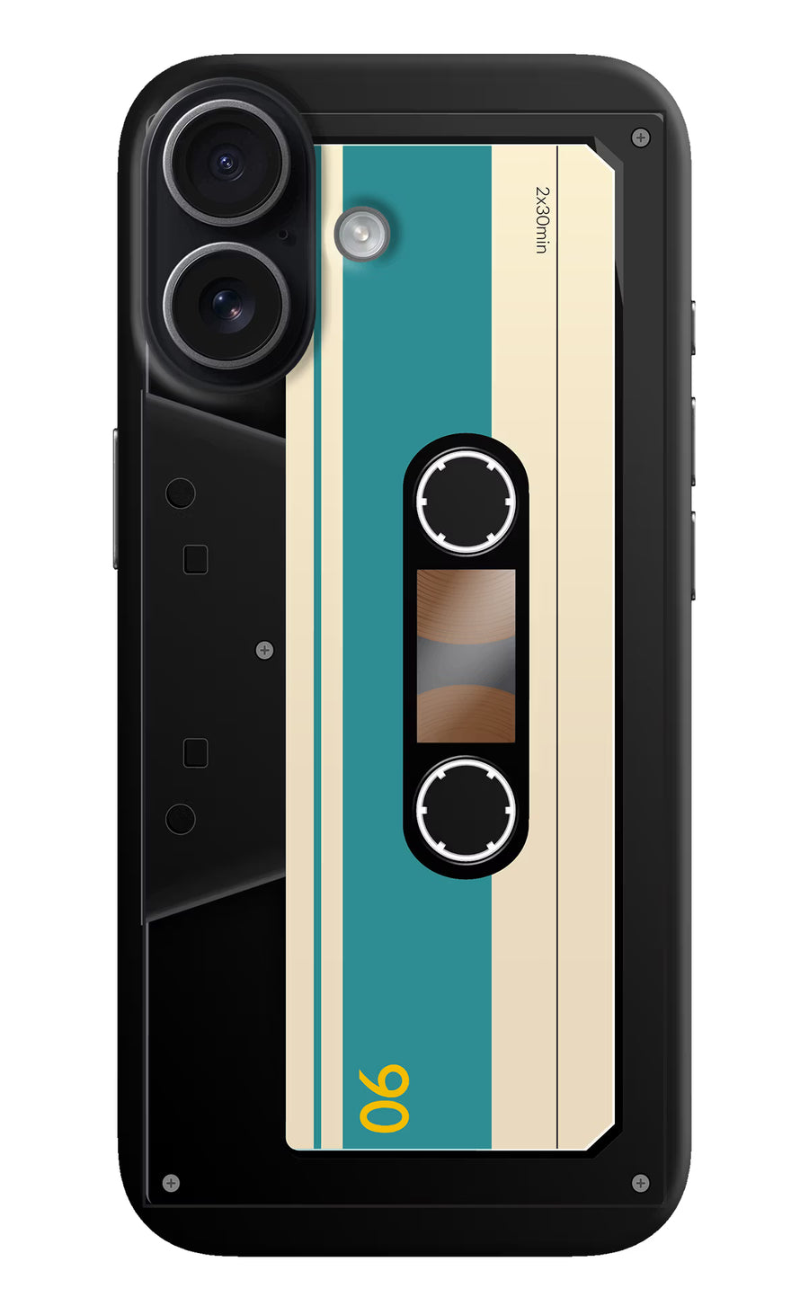 Cassette iPhone 17 Back Cover, Hard case