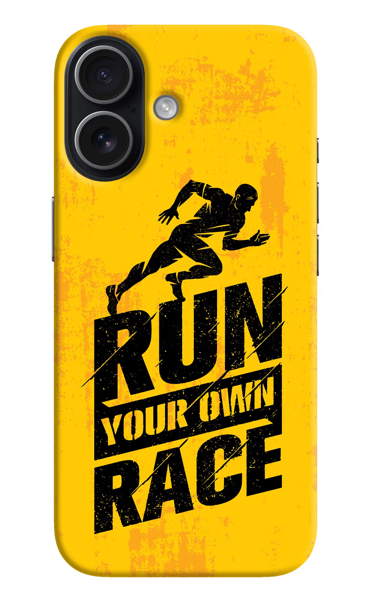 Run Your Own Race iPhone 17 Hard Case Back Cover by Casekaro