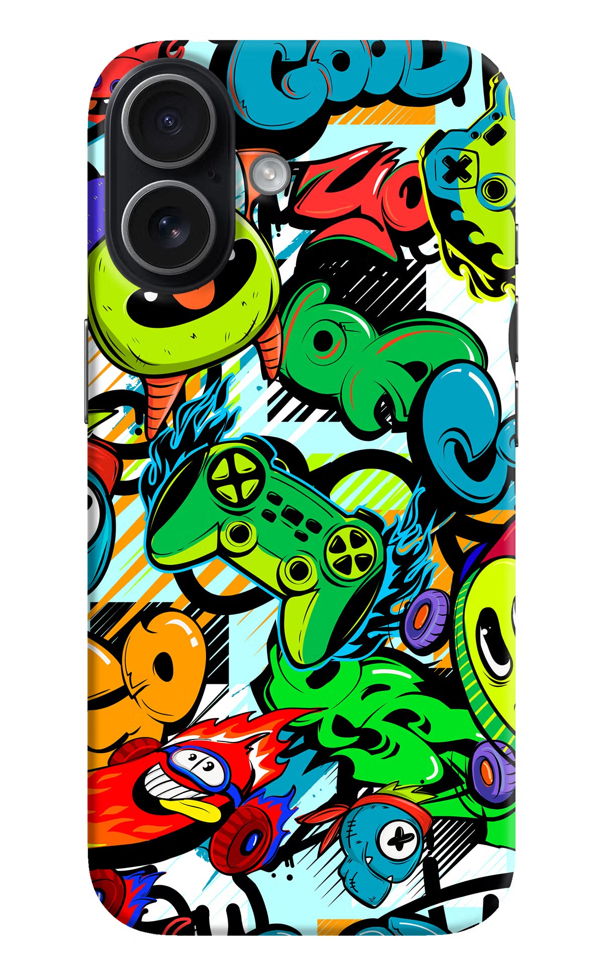 Game Doodle iPhone 17 Hard Case Back Cover by Casekaro