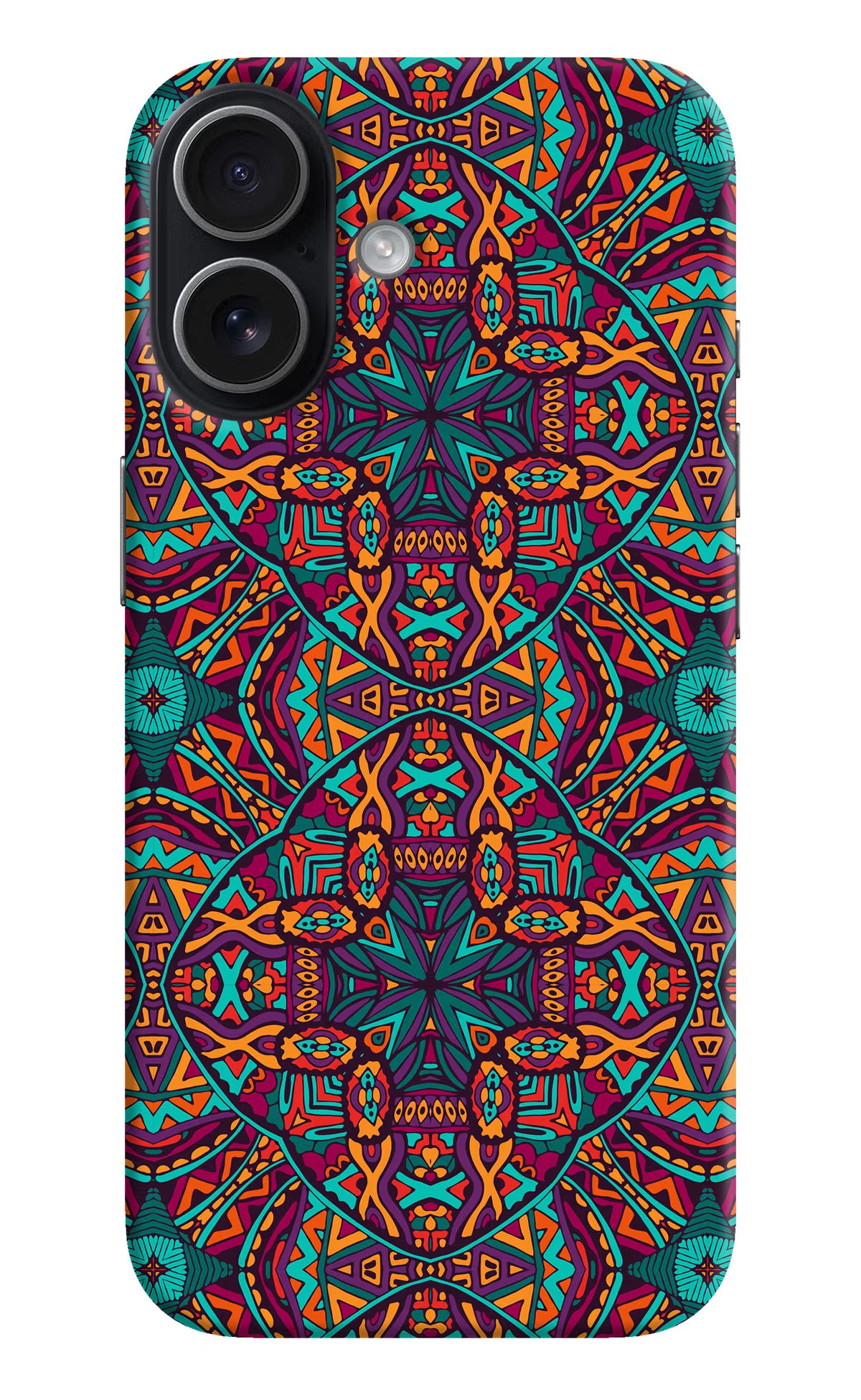 Colour Mandala iPhone 17 Hard Case Back Cover by Casekaro