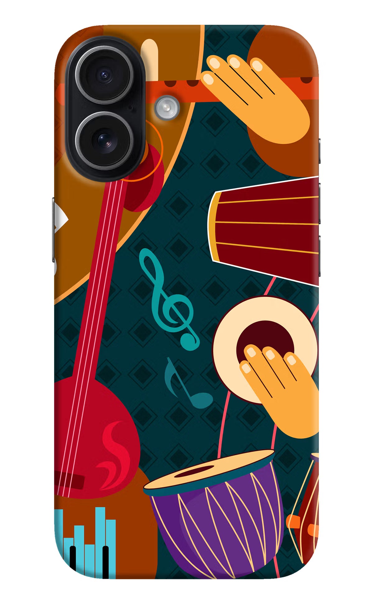 Music Instrument iPhone 17 Hard Case Back Cover by Casekaro