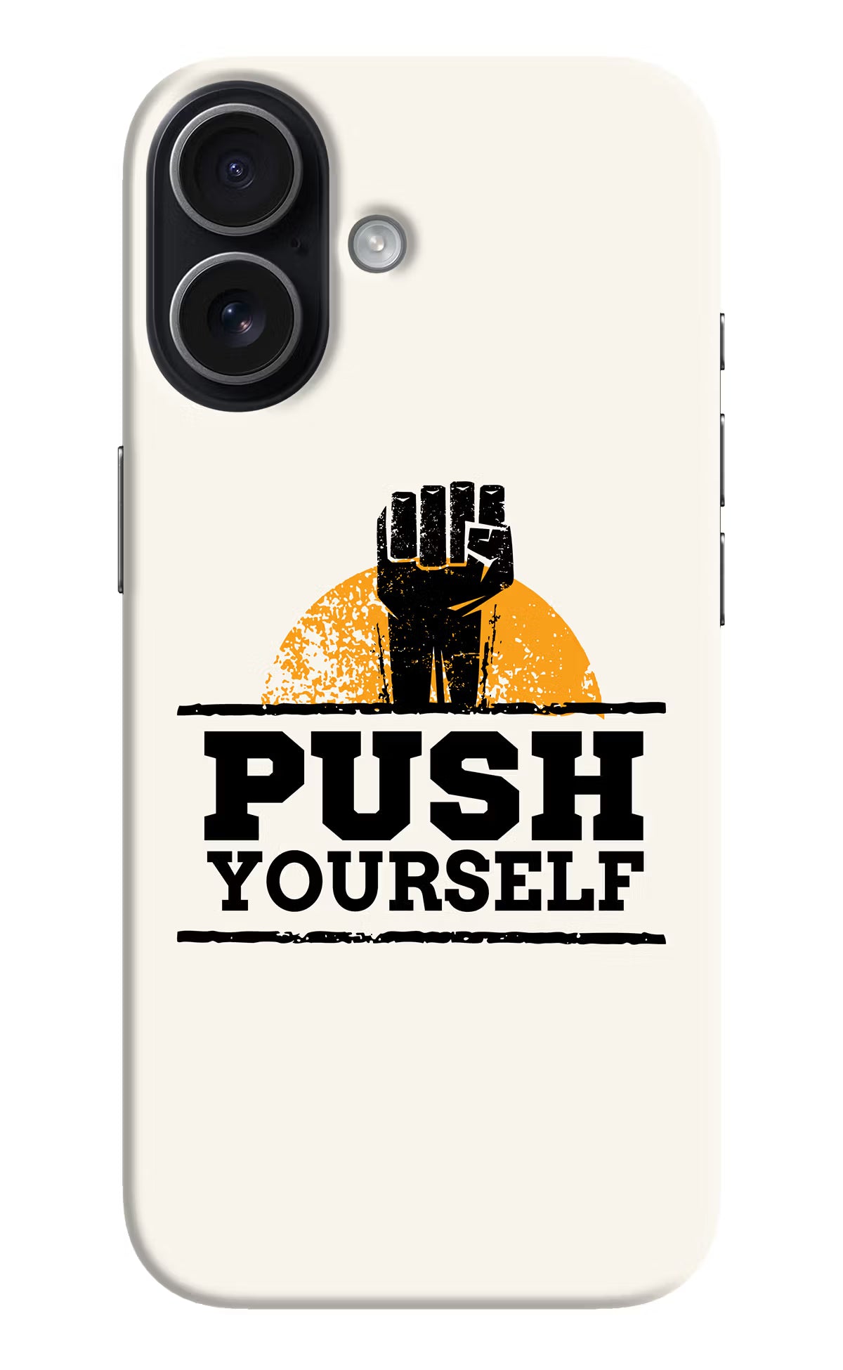 Push Yourself iPhone 17 Hard Case Back Cover by Casekaro