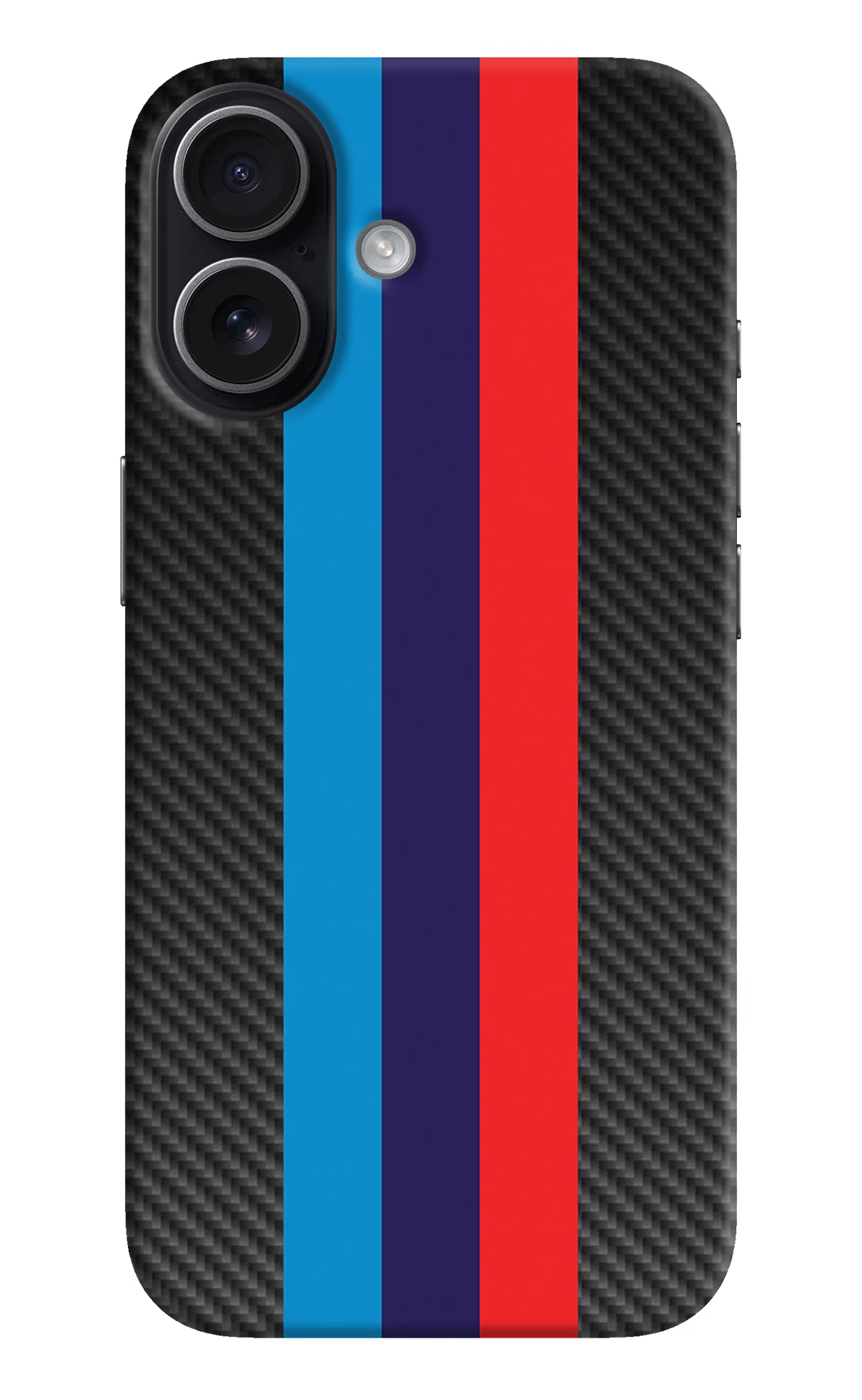 BMW Stripes Pattern iPhone 17 Hard Case Back Cover by Casekaro