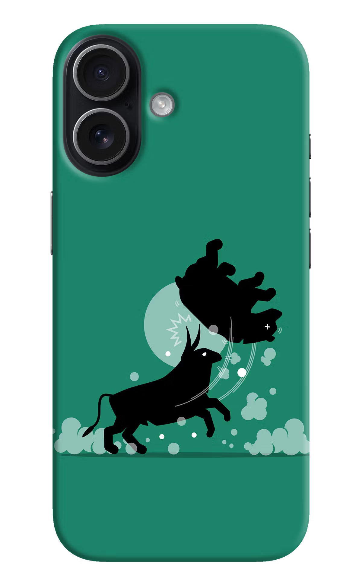 Bull Conqueror iPhone 17 Hard Case Back Cover by Casekaro