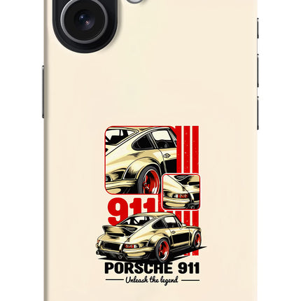 Classic Porsche 911 iPhone 17 Hard Case Back Cover by Casekaro