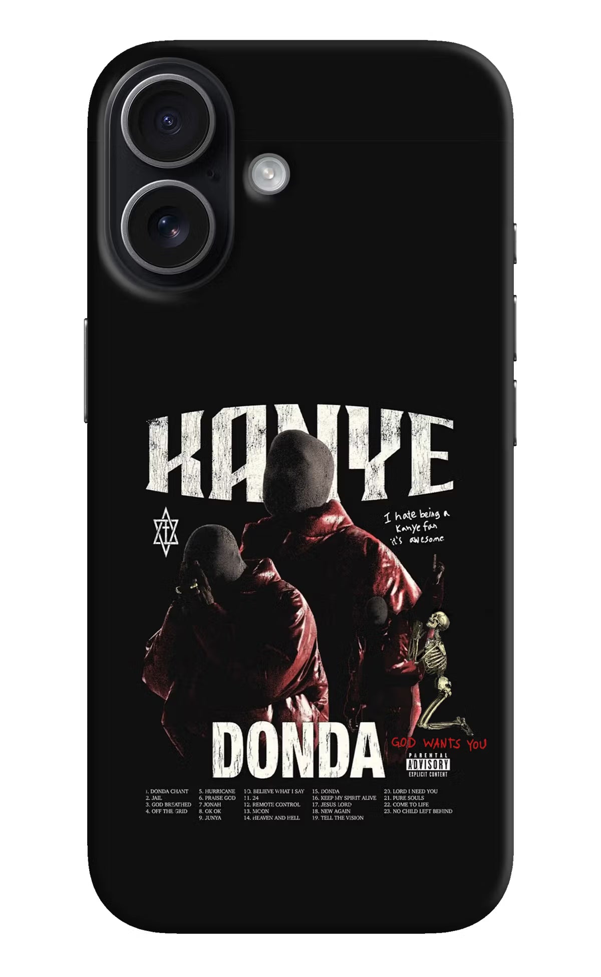 Donda Kanye West iPhone 17 Hard Case Back Cover by Casekaro