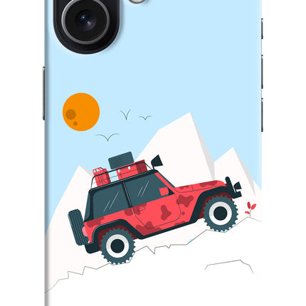 Mountain Trail Beast iPhone 17 Hard Case Back Cover by Casekaro