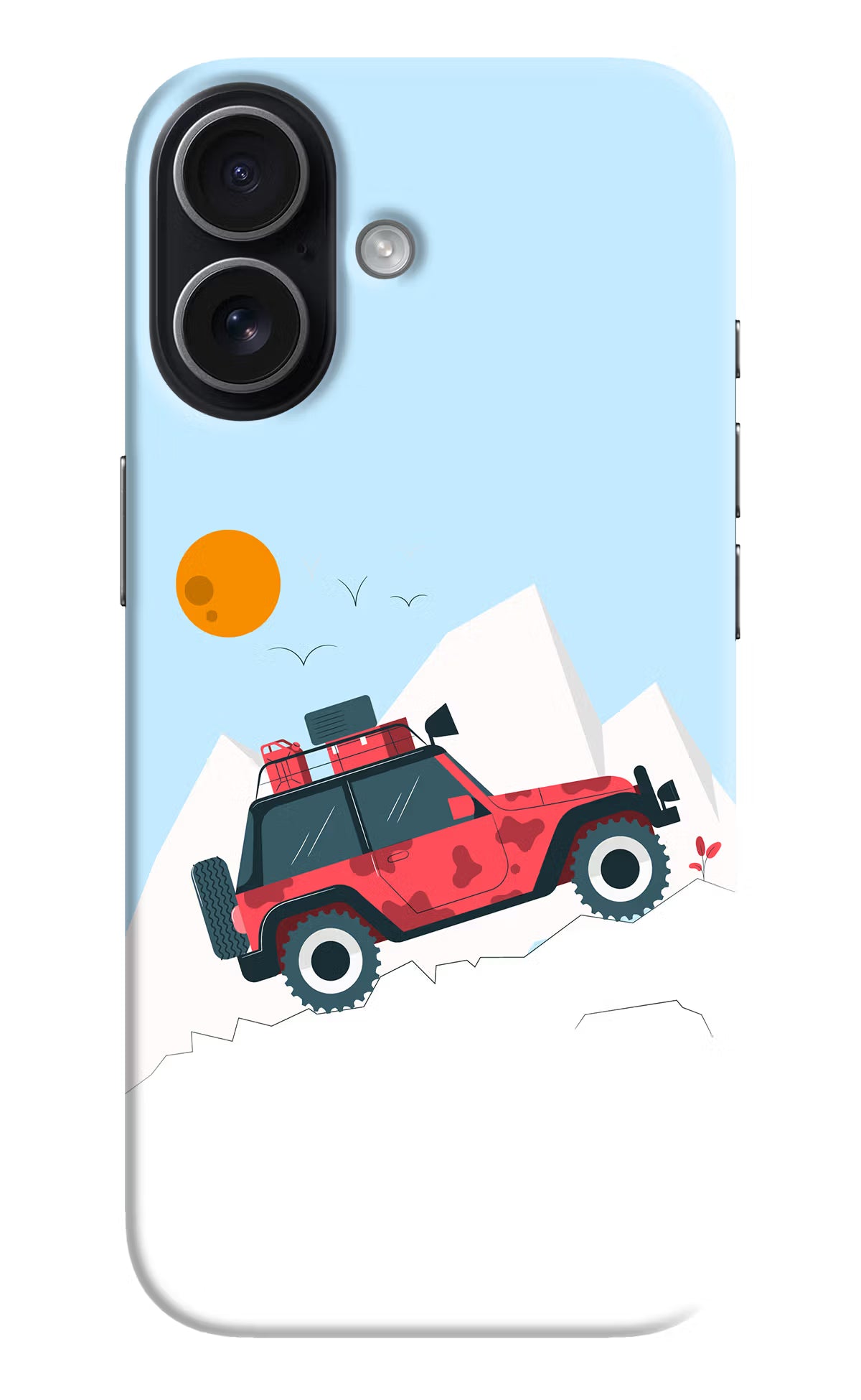 Mountain Trail Beast iPhone 17 Hard Case Back Cover by Casekaro