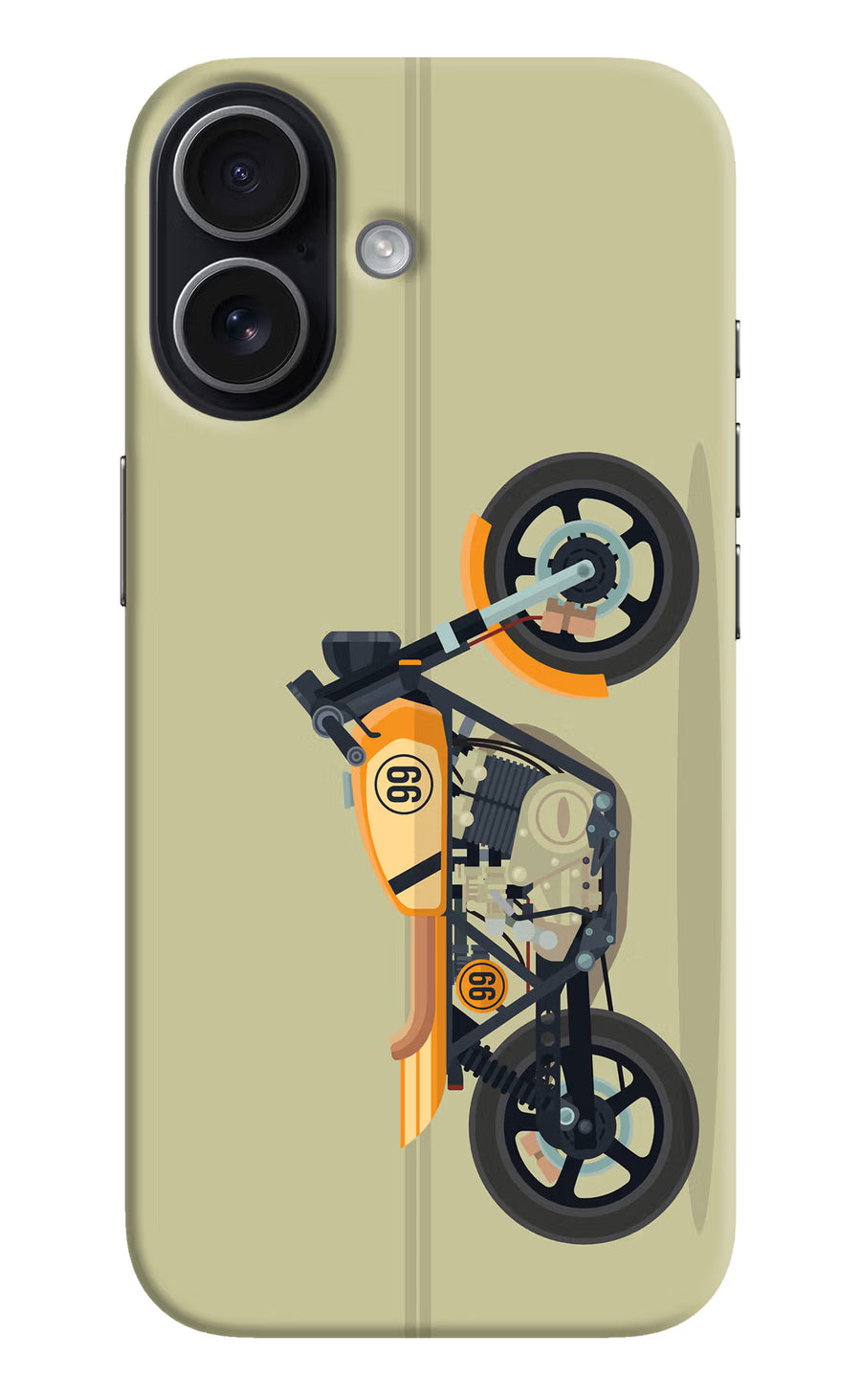 Vertical Speedster iPhone 17 Back Cover, Hard case
