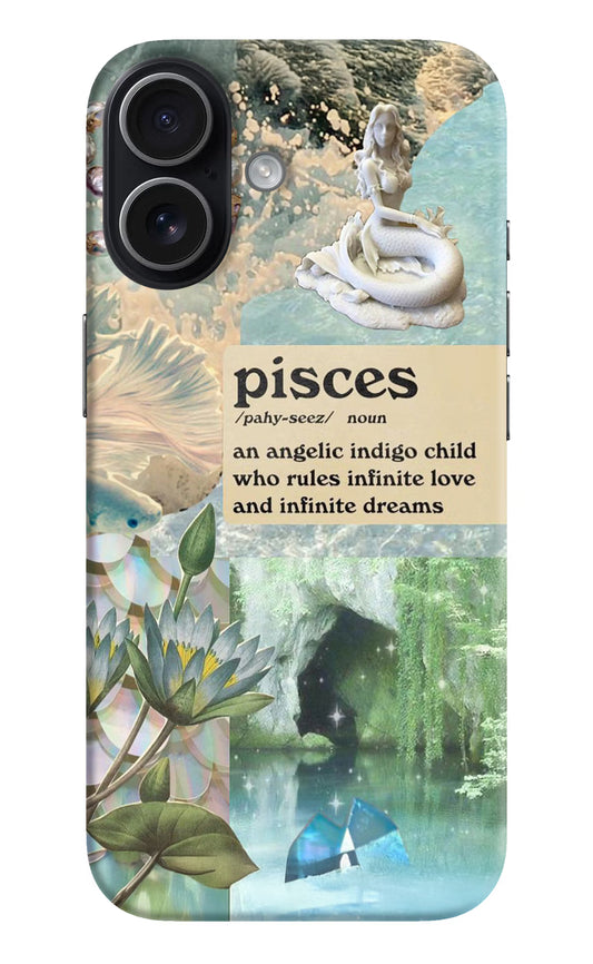 Pisces Zodiac iPhone 17 Hard Case Back Cover by Casekaro