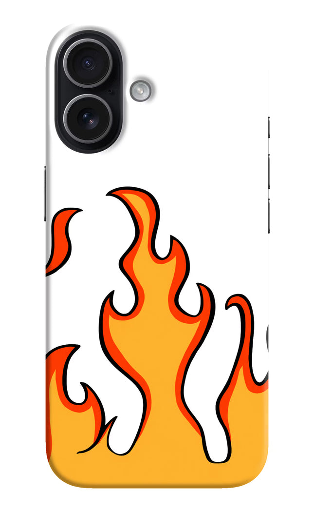 Fired Up – White iPhone 17 Hard Case Back Cover by Casekaro