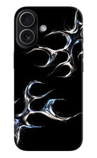 Chrome Tribal iPhone 17 Hard Case Back Cover by Casekaro