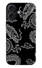Twin Dragons iPhone 17 Hard Case Back Cover by Casekaro