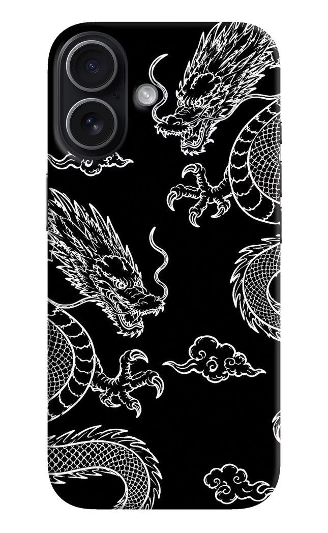 Twin Dragons iPhone 17 Hard Case Back Cover by Casekaro