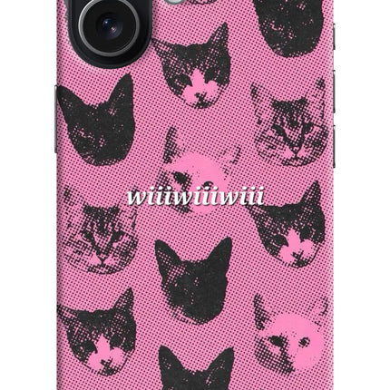Pink Cats iPhone 17 Hard Case Back Cover by Casekaro