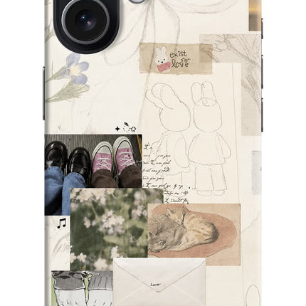 Soft Aesthetic iPhone 17 Hard Case Back Cover by Casekaro