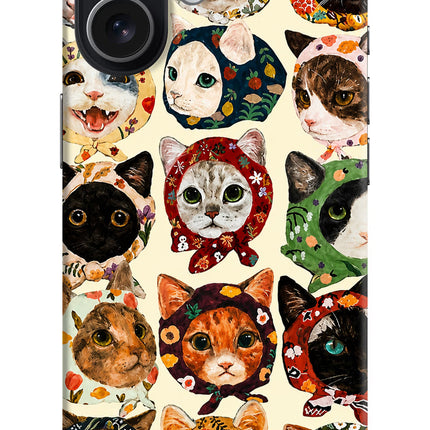 Cool Cat iPhone 17 Hard Case Back Cover by Casekaro