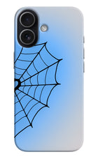 Blue Web iPhone 17 Hard Case Back Cover by Casekaro