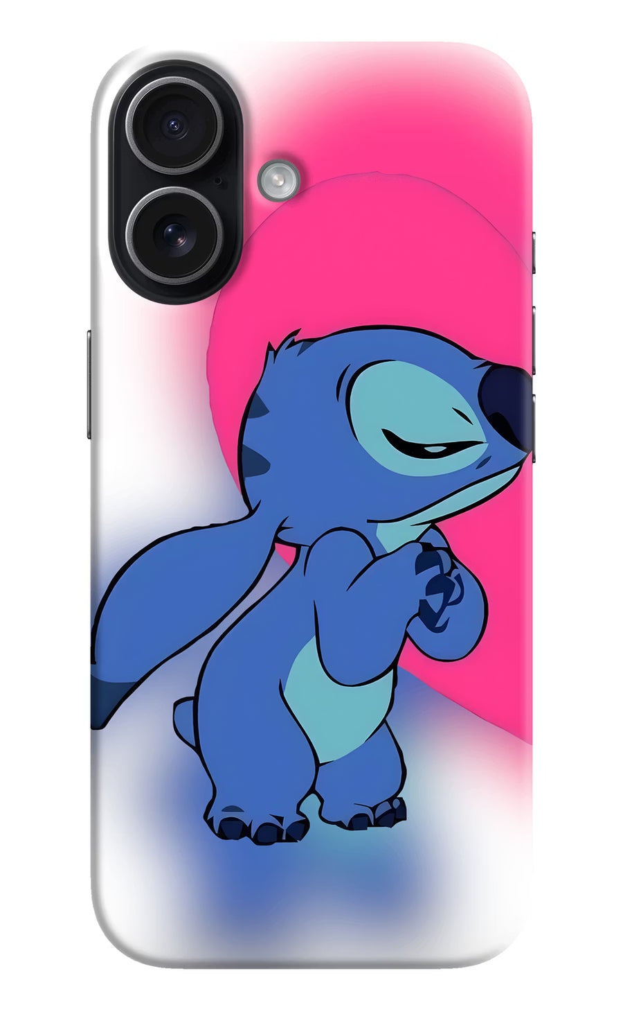 Stitch Hug iPhone 17 Back Cover, Hard case
