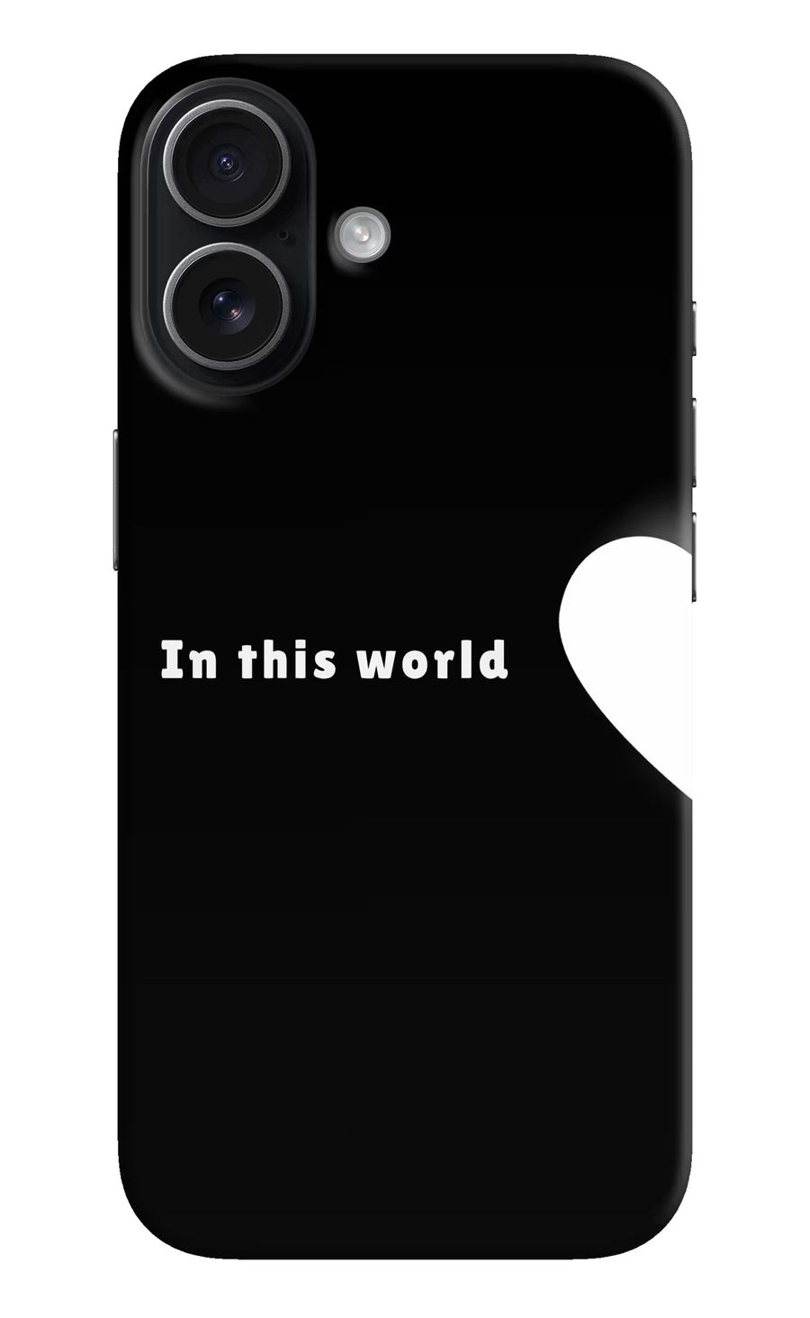This World iPhone 17 Back Cover, Hard case