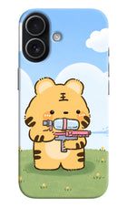 Tiger Treat iPhone 17 Hard Case Back Cover by Casekaro