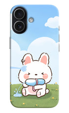 Bunny Treat iPhone 17 Hard Case Back Cover by Casekaro
