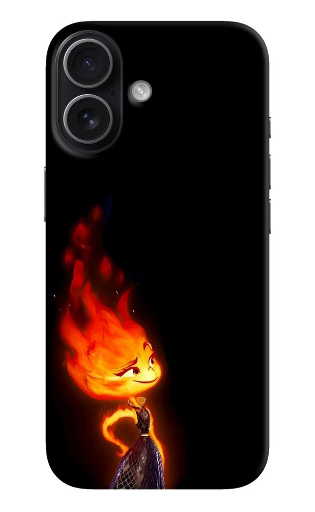 Ember Flame iPhone 17 Hard Case Back Cover by Casekaro