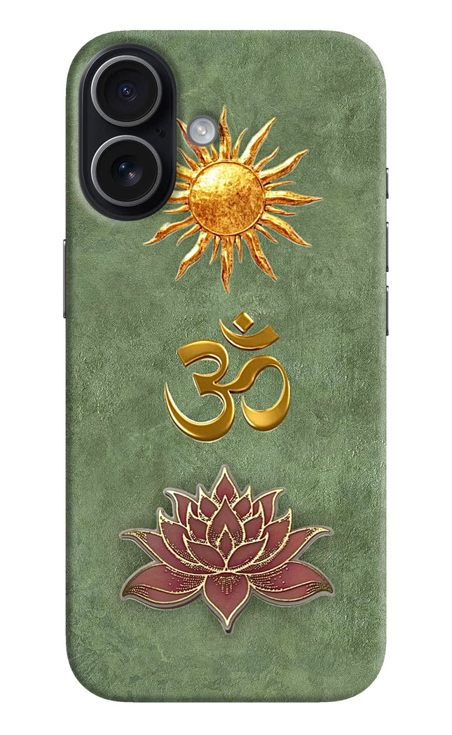 Om & Lotus iPhone 17 Back Cover