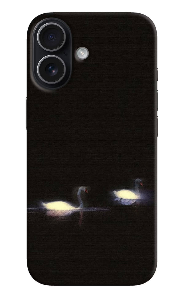 Silent Swans iPhone 17 Hard Case Back Cover by Casekaro