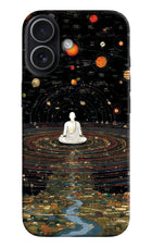 Space Monk iPhone 17 Hard Case Back Cover by Casekaro