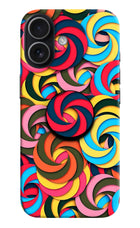 Spiral Pattern iPhone 17 Pop Case by Casekaro