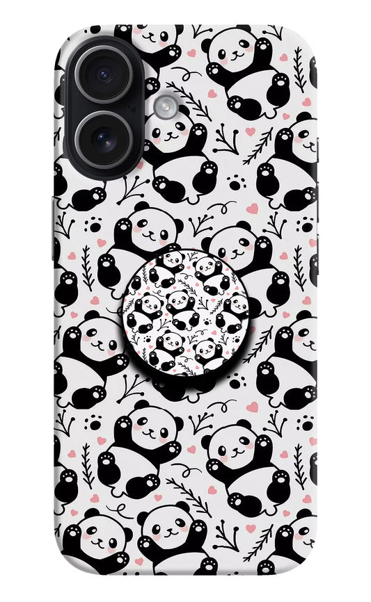 Cute Panda iPhone 17 Pop Case by Casekaro
