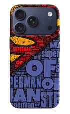 Superman iPhone 17 Pro Hard Case Back Cover by Casekaro