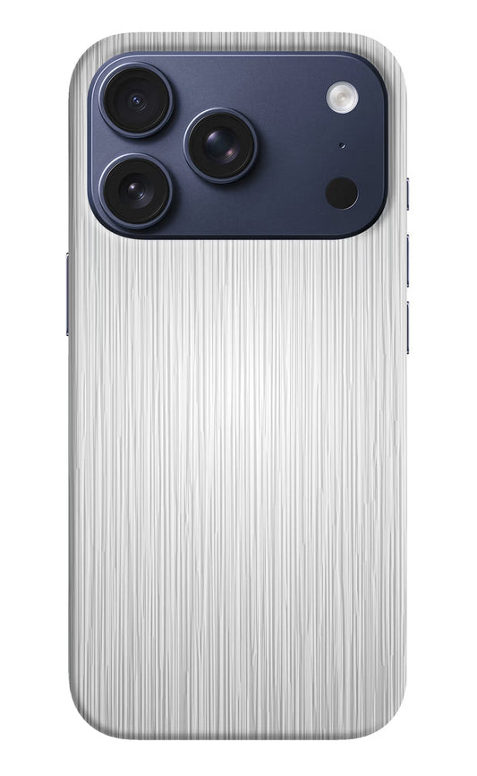 Wooden Grey Texture iPhone 17 Pro Hard Case Back Cover by Casekaro