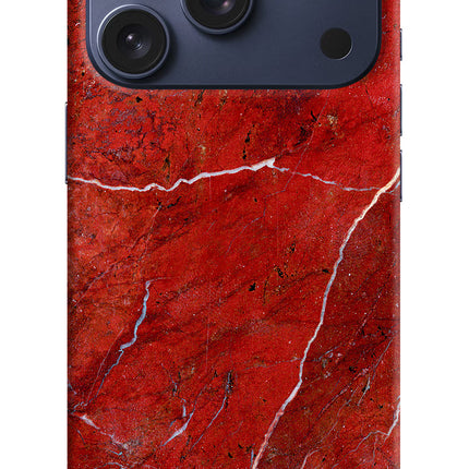 Red Marble Design iPhone 17 Pro Hard Case Back Cover by Casekaro