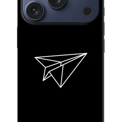 Paper Plane White iPhone 17 Pro Hard Case Back Cover by Casekaro